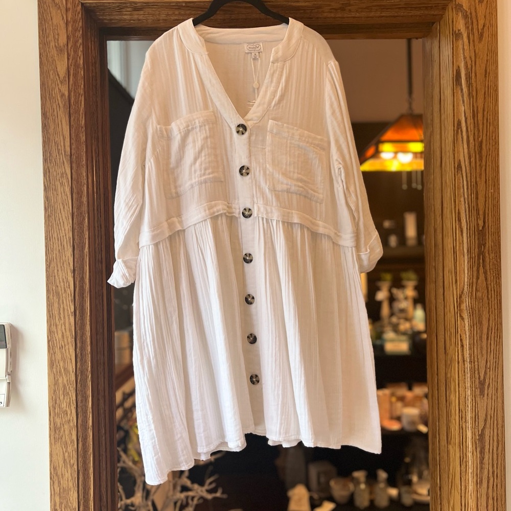 Button down dress